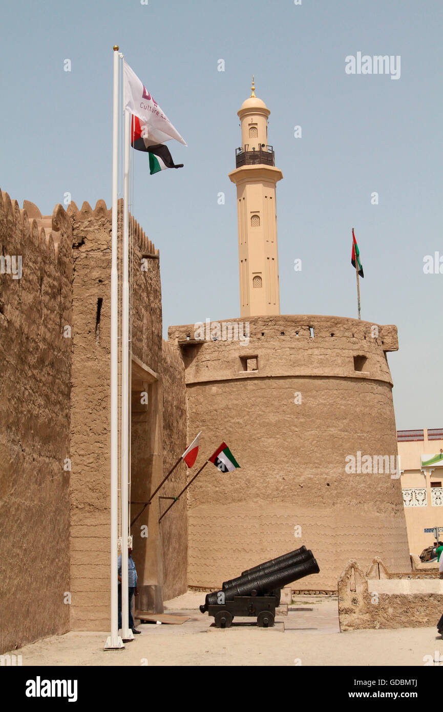 Museo di Dubai, Dubai, Emirati Arabi Uniti Foto Stock