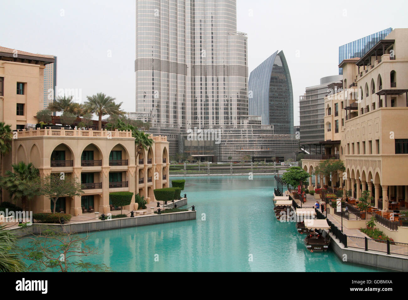 Il Burj Khalifa, Dubai, Emirati Arabi Uniti Foto Stock