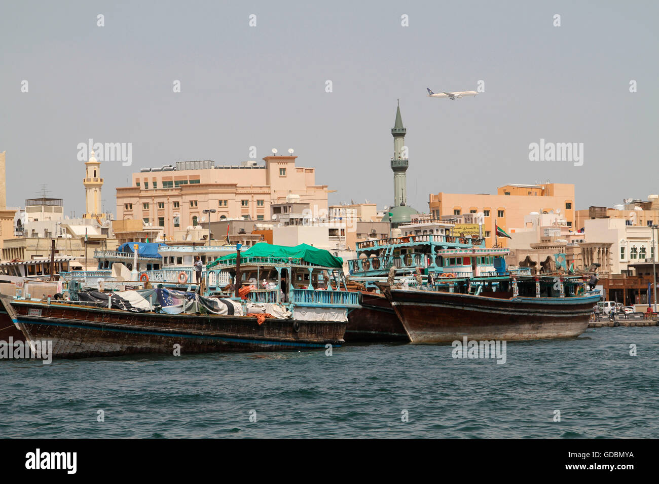 Dubai Creek, Dubai, Emirati Arabi Uniti Foto Stock