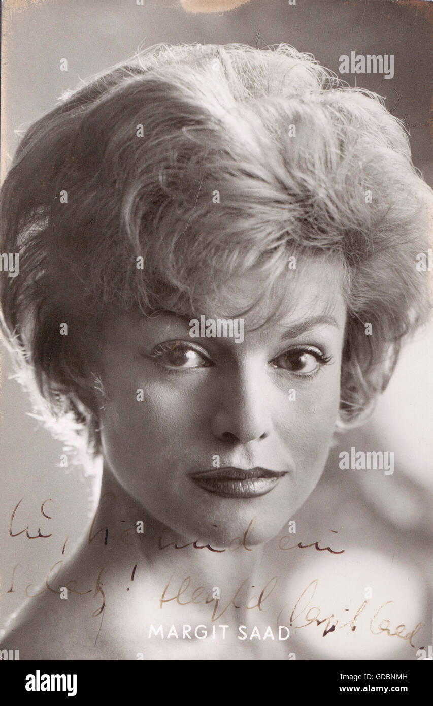 Saad, Margit, * 30.5.1929, attrice tedesca, portrait, 1960s, Foto Stock