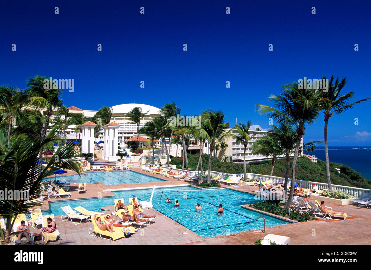 El Conquistador Resort di Las Croabas, Fajardo, Puerto Rico e dei Caraibi Foto Stock