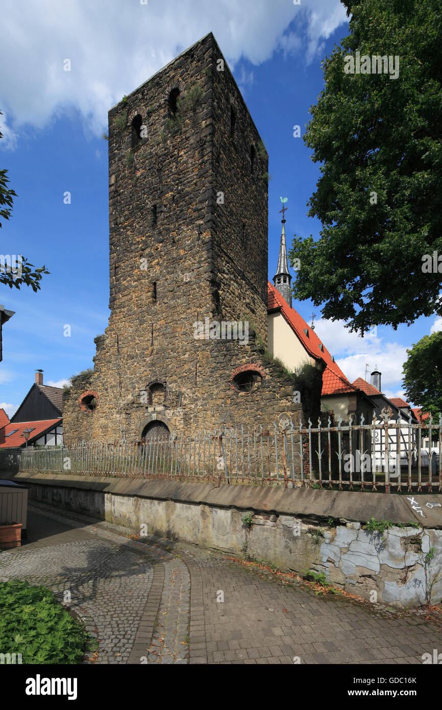 Cappella del Castello San Martinus in Herten-Westerholt,della Renania settentrionale-Vestfalia Foto Stock
