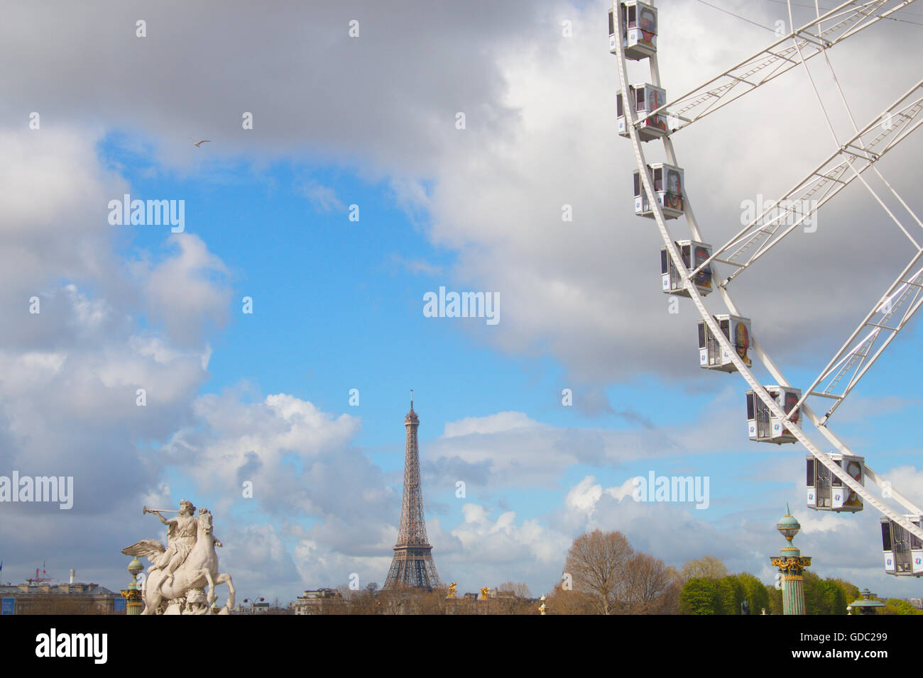 Parigi,big dipper Foto Stock