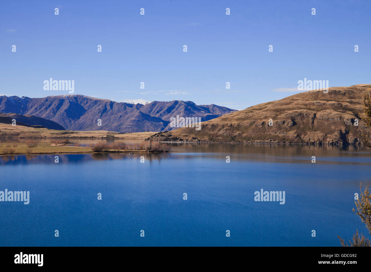 Wanaka paesaggio paesaggio, Isola del Sud, Nuova Zelanda Foto Stock