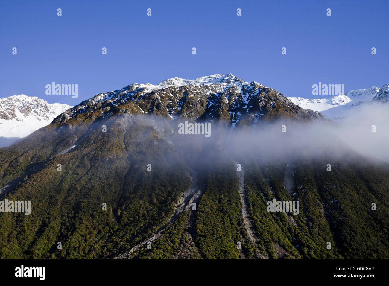 Isola del Sud Paesaggio PAESAGGIO, Canterbury, Nuova Zelanda Foto Stock