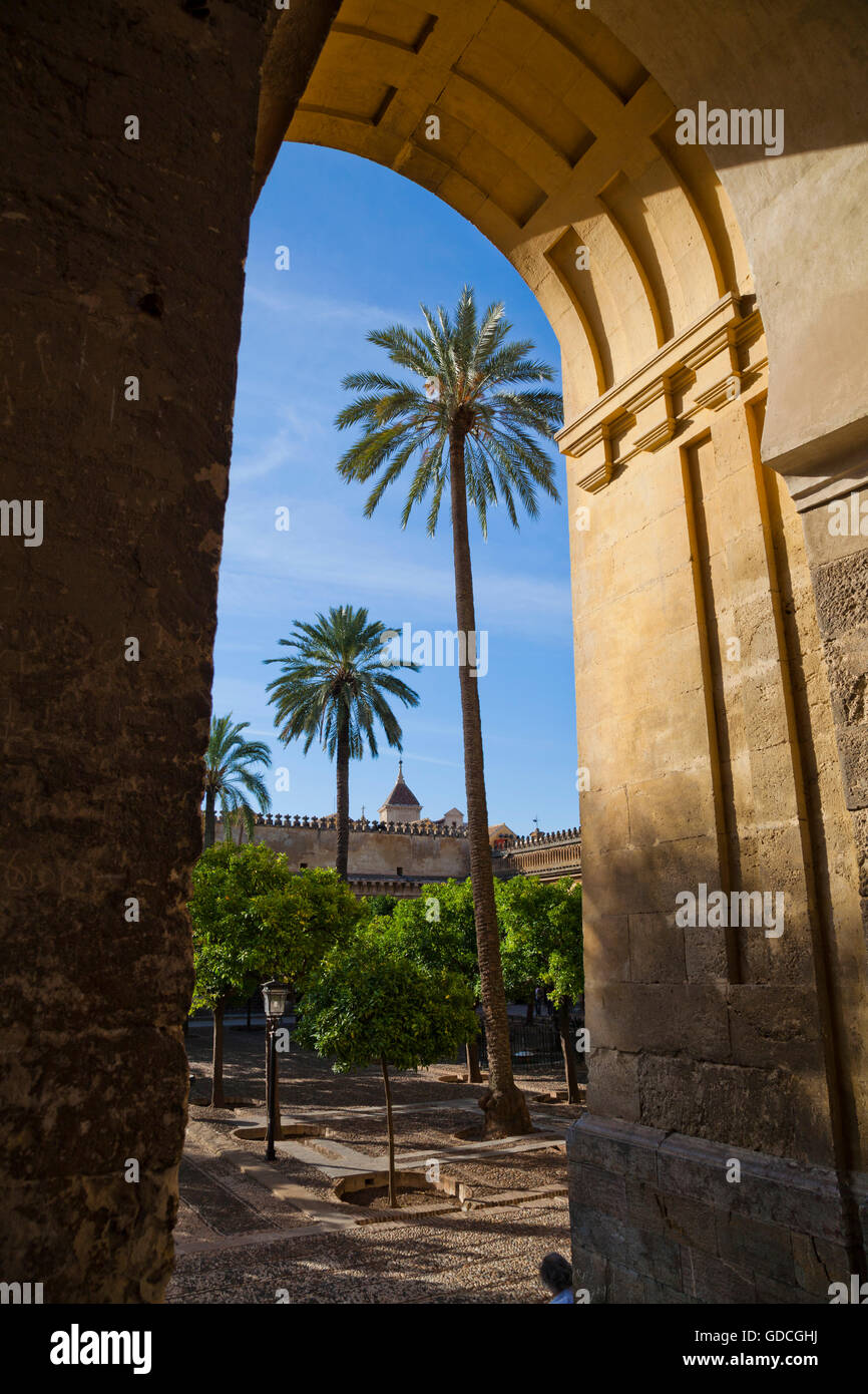 Córdoba nel sud della provincia spagnola di Andalusia in precedenza una città romana e un centro culturale islamico nel Medioevo. Foto Stock