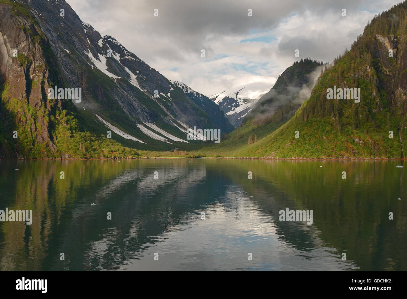 Tracy fiordi di braccio è uno dei luoghi più belli in Alaska Stati Uniti Foto Stock