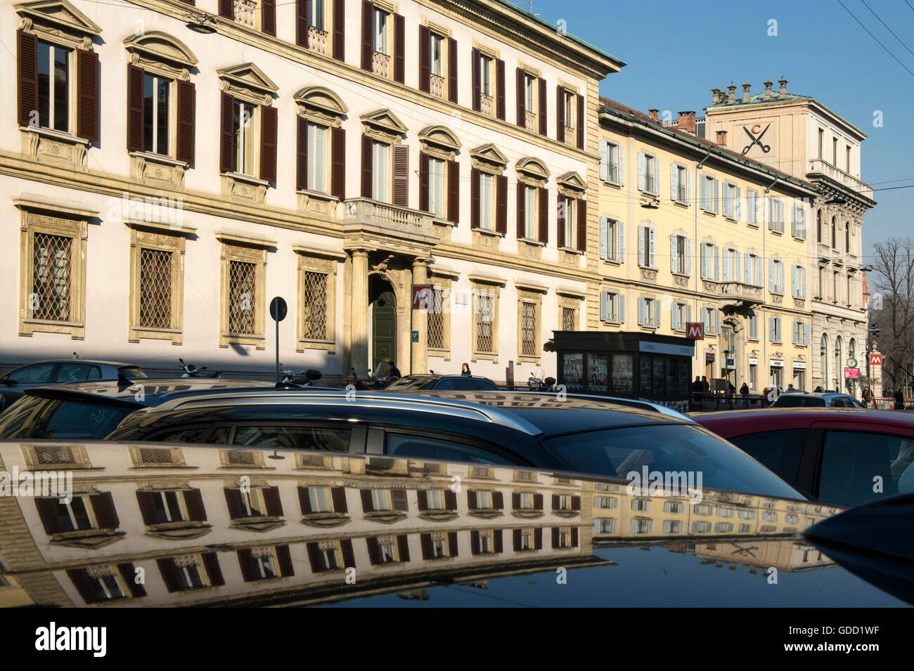 L'Italia, Lombardia, Milano, Corso Venezia, Palazzo Bovara Foto Stock