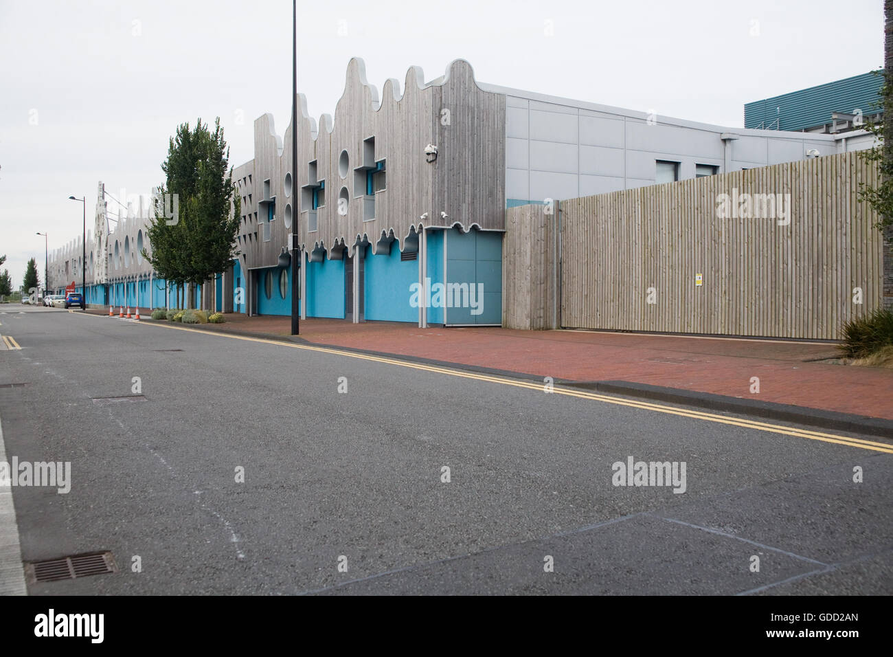 BBC studios in , Roath serratura, Porth Teigr, Cardiff, Regno Unito Foto Stock