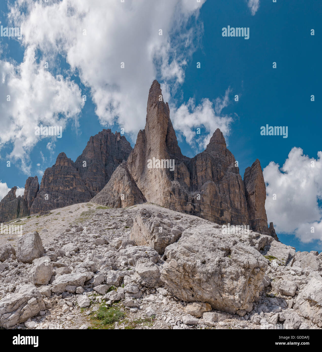 Misurina,Italia,Il Drei Zinnen,Tre Cimi di Laveredo Foto Stock