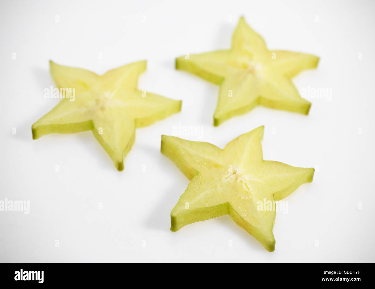 Carambole Star Fruit, Averrhoa carambola, la frutta esotica Foto Stock