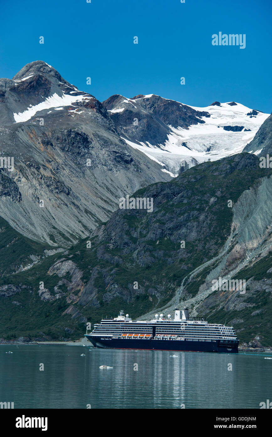 La nave di crociera,parco nazionale di Glacier Bay,Alaska Foto Stock