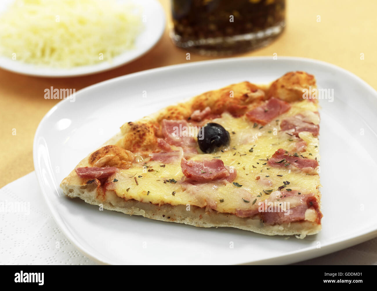 Pizza, Fast Food Foto Stock