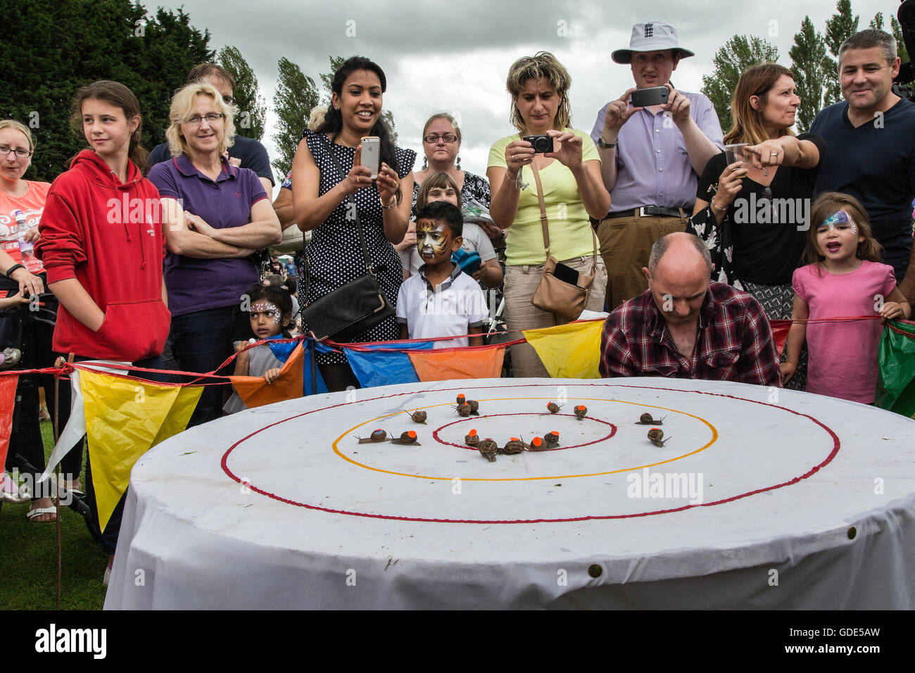 World Snail Racing Campionati Foto Stock