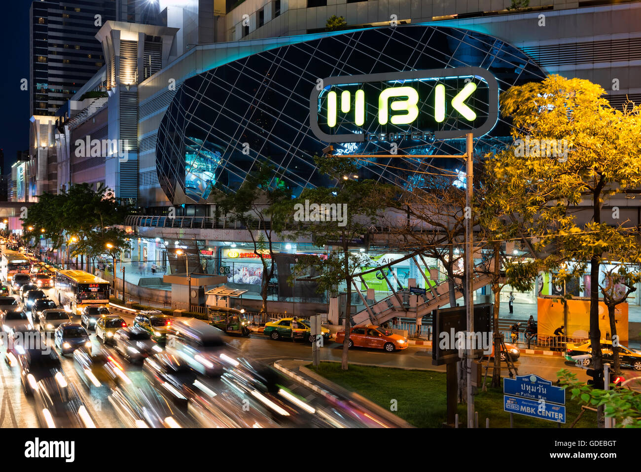 MBK Centre, il più famoso centro commerciale per lo shopping a Bangkok, Bangkok, Thailandia. Foto Stock