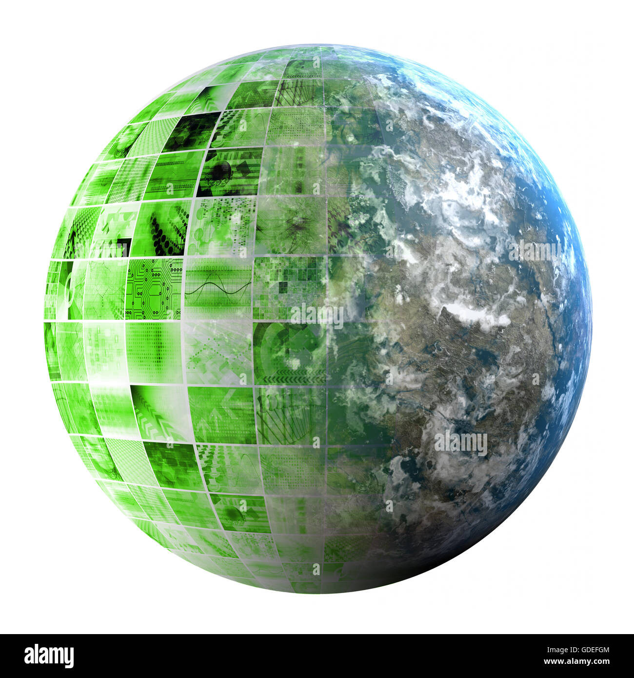 I supporti di comunicazione con le moderne tecnologie come concetto Foto Stock