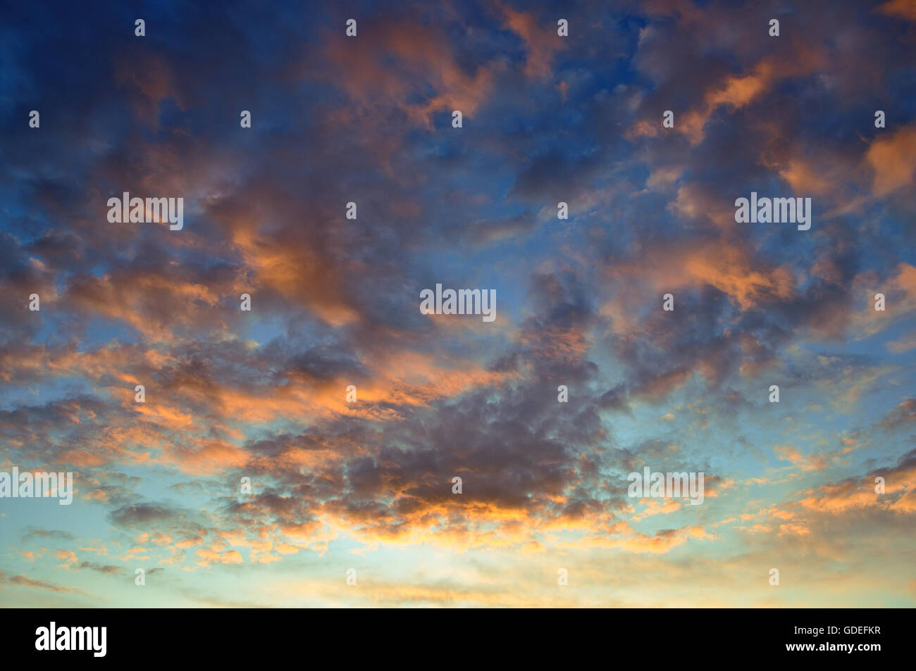 Bel tramonto Foto Stock