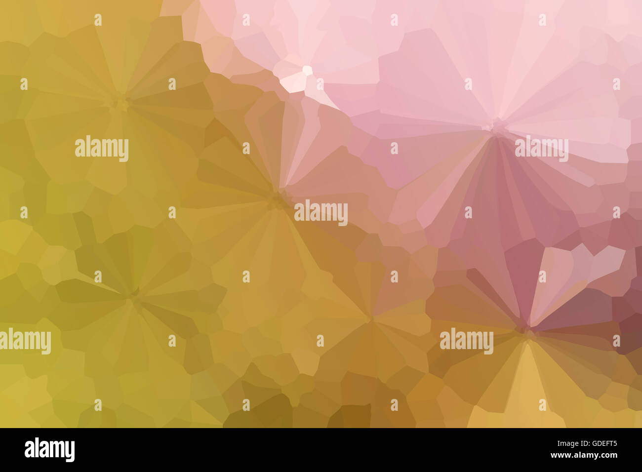 Cristallizzare colorato sfondo astratto in giallo pastello rosa tono colore Foto Stock