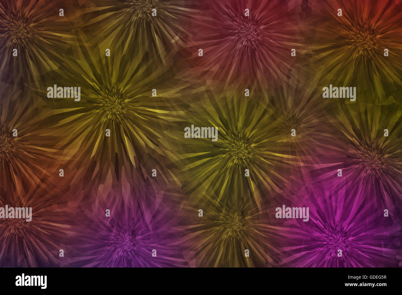 Classic Vintage astratta pastello colorato fiore per molla di lusso sfondo blossom Foto Stock