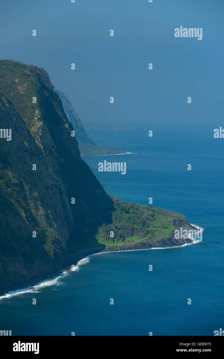 Stati Uniti d'America,Vereinigte Staaten,Amerika,Hawaii,Isola Grande,l'isola Settentrionale,Waipio Valley,Lookout, Foto Stock