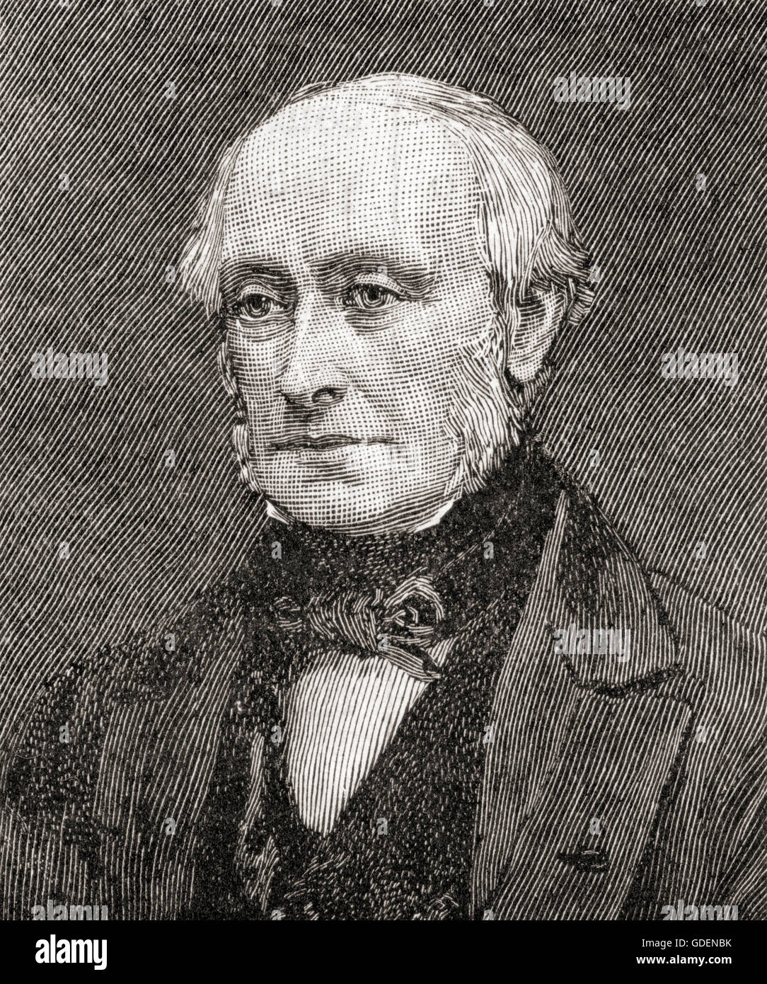 William George Armstrong, primo Baron Armstrong, 1810 - 1900. Scienziato inglese, inventore, filantropo e industriale che hanno fondato la Armstrong Whitworth la fabbricazione di preoccupazione sul Tyneside. Foto Stock