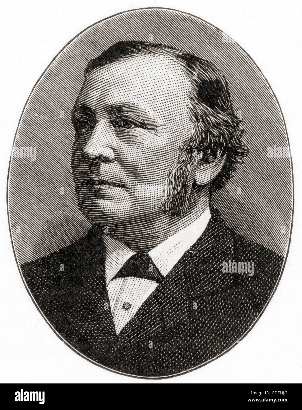 Sir Henry Enfield Roscoe, 1833 - 1915. Farmacia Inglese osservato per i primi lavori di vanadio e per studi di fotochimica. Foto Stock