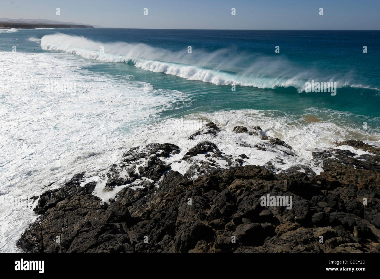 Fuerteventura, Isole canarie, Spagna, El Cotillo, Playa del Castillo Foto Stock