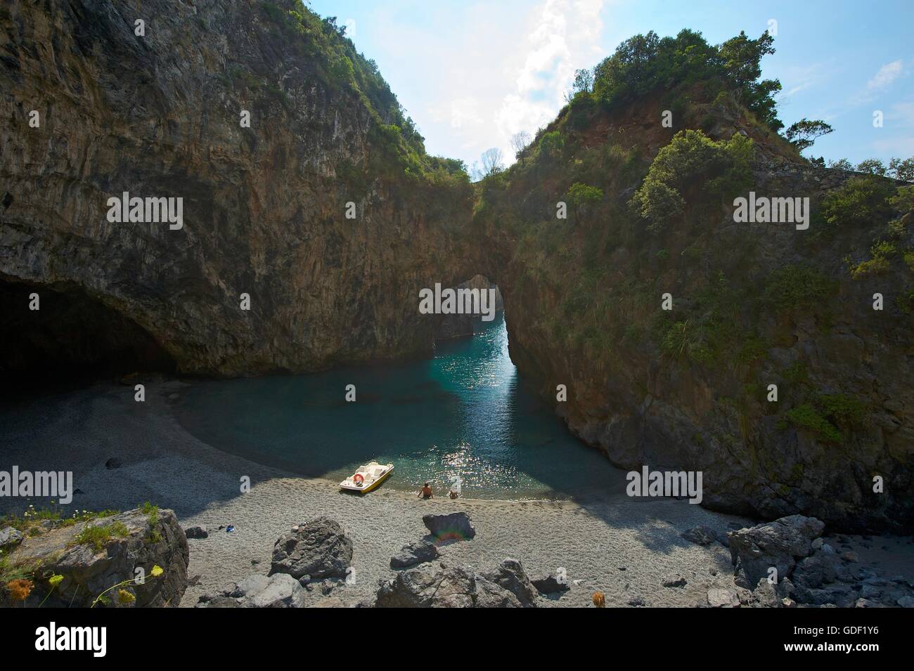 Arco Magno, San Nicola Arcella, Capo Scalea, Calabria, Italia Foto Stock
