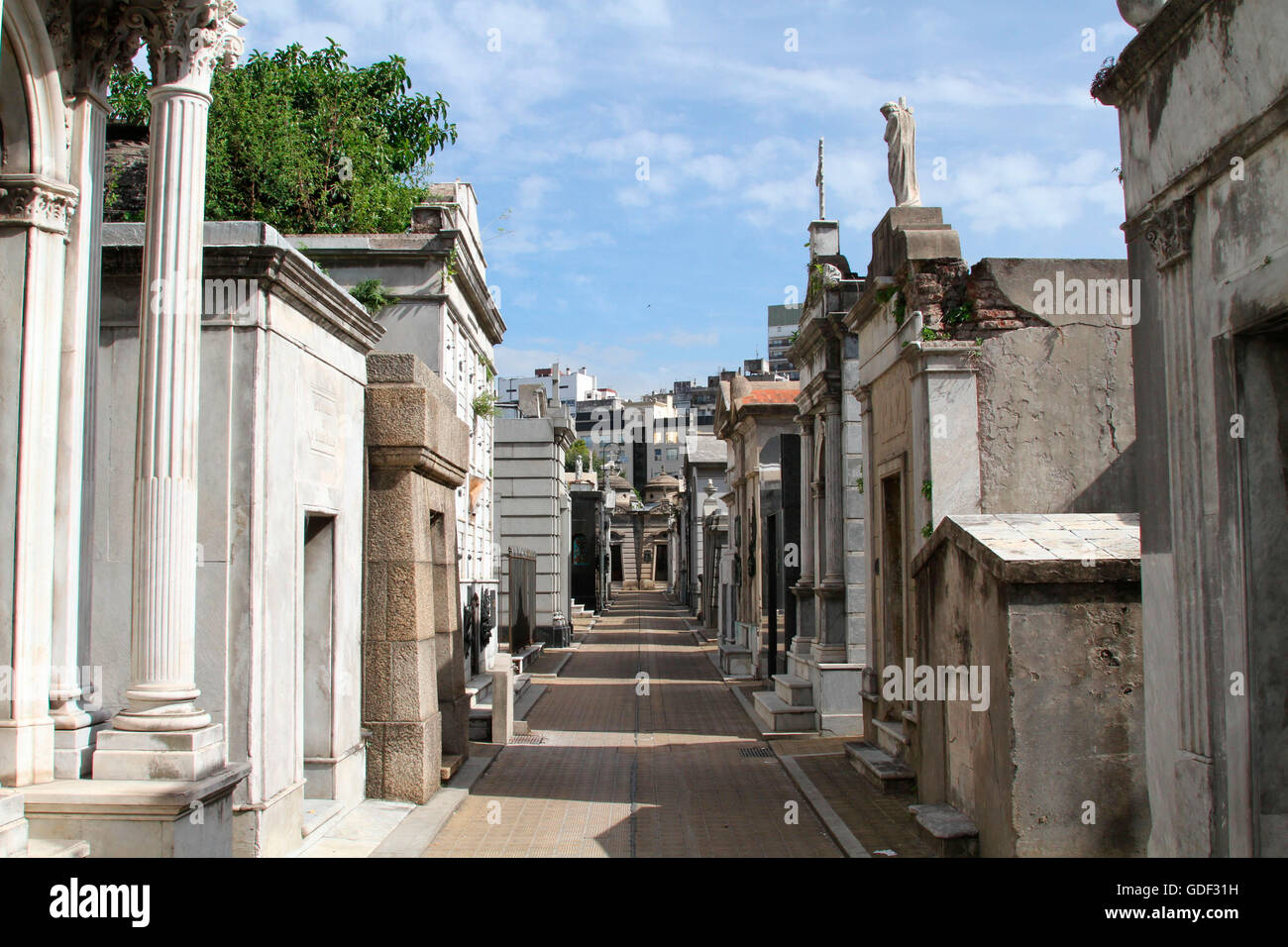 Cementario de la Recoleta (al cimitero di Recoleta), Buenos Aires, Argentina Foto Stock