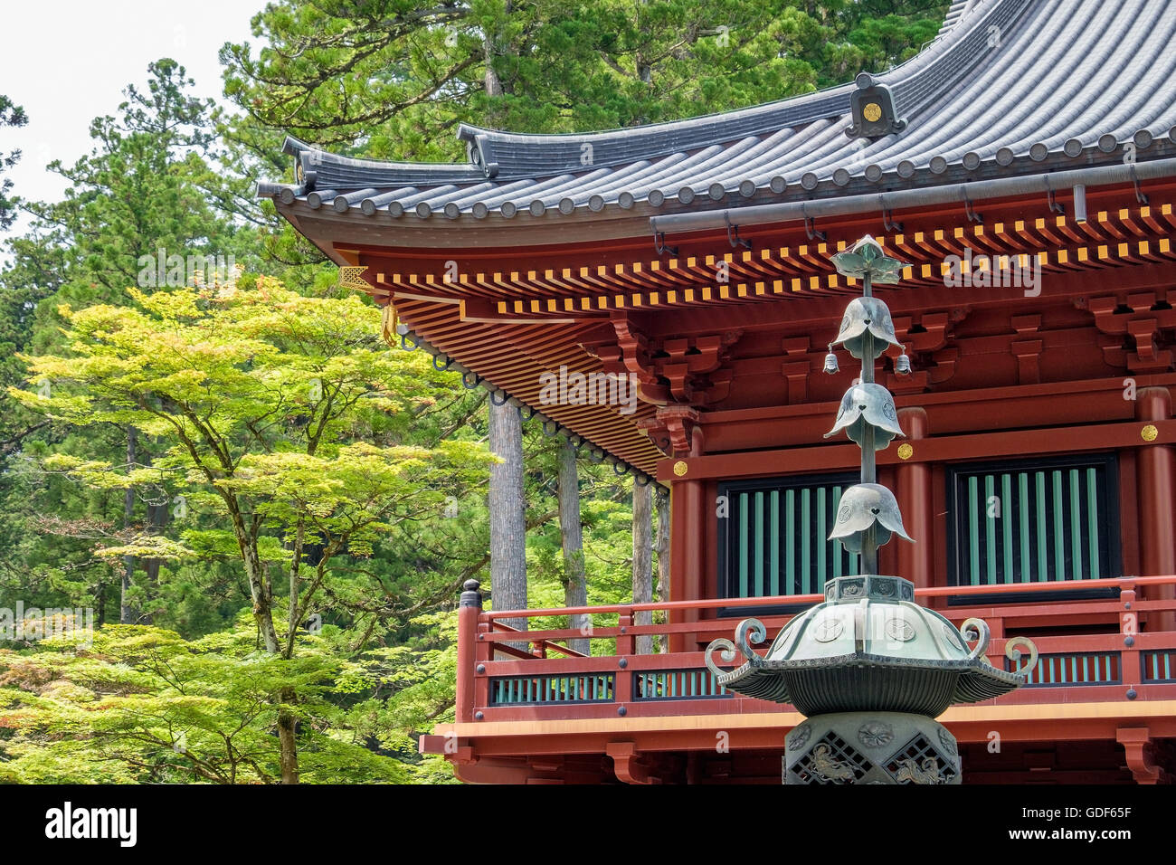 Sacrario scintoista e tempio buddista a Nikko, Giappone. Foto Stock