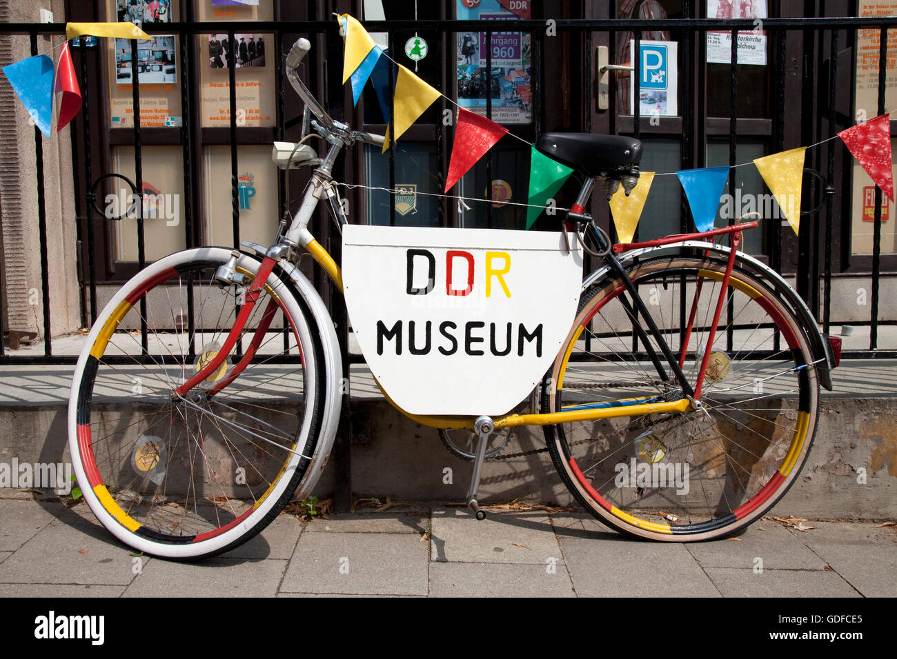 Memoria DDR, Museo della Repubblica democratica tedesca, Malchow, Meclemburgo Lake District, Meclemburgo-Pomerania Occidentale Foto Stock