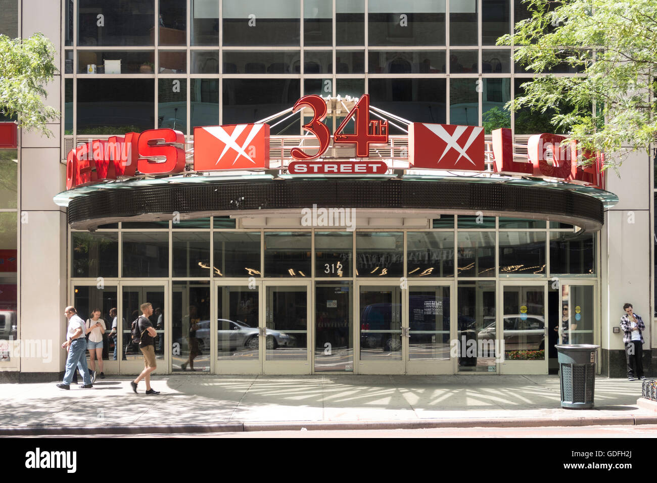 34Th Street Loews Cinema, NYC Foto Stock