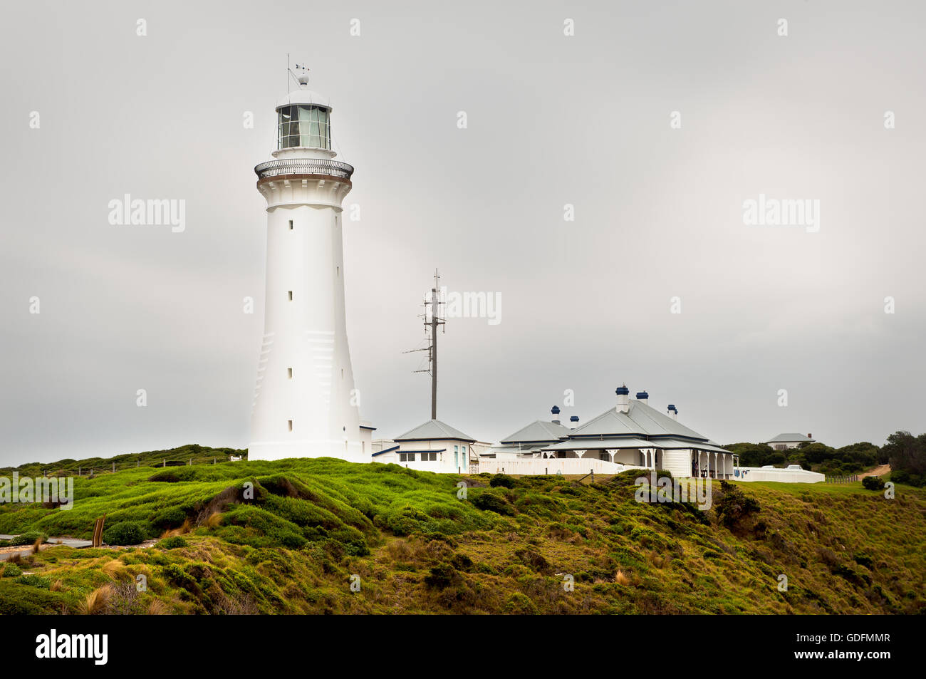 Capo Verde il faro in Ben Boyd Parco Nazionale. Foto Stock