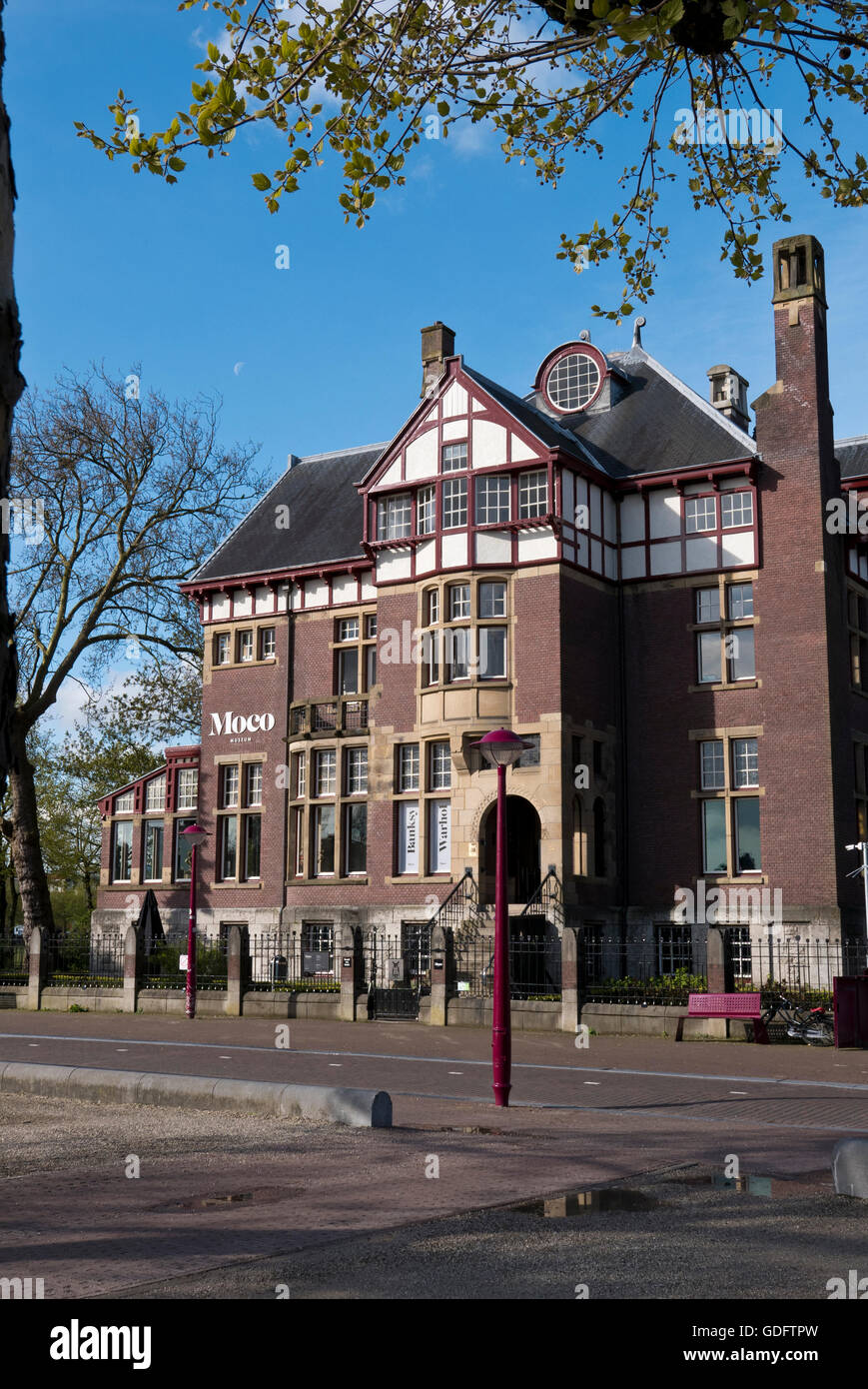Moco Museum di Amsterdam, Olanda, Paesi Bassi. Foto Stock