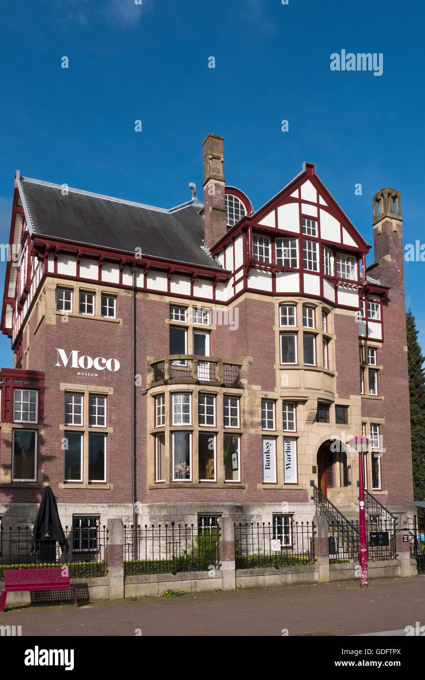 Moco Museum di Amsterdam, Olanda, Paesi Bassi. Foto Stock