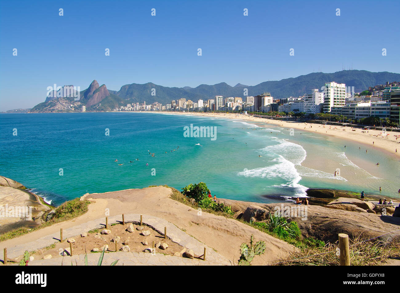 Spiaggia di Ipanema Foto Stock