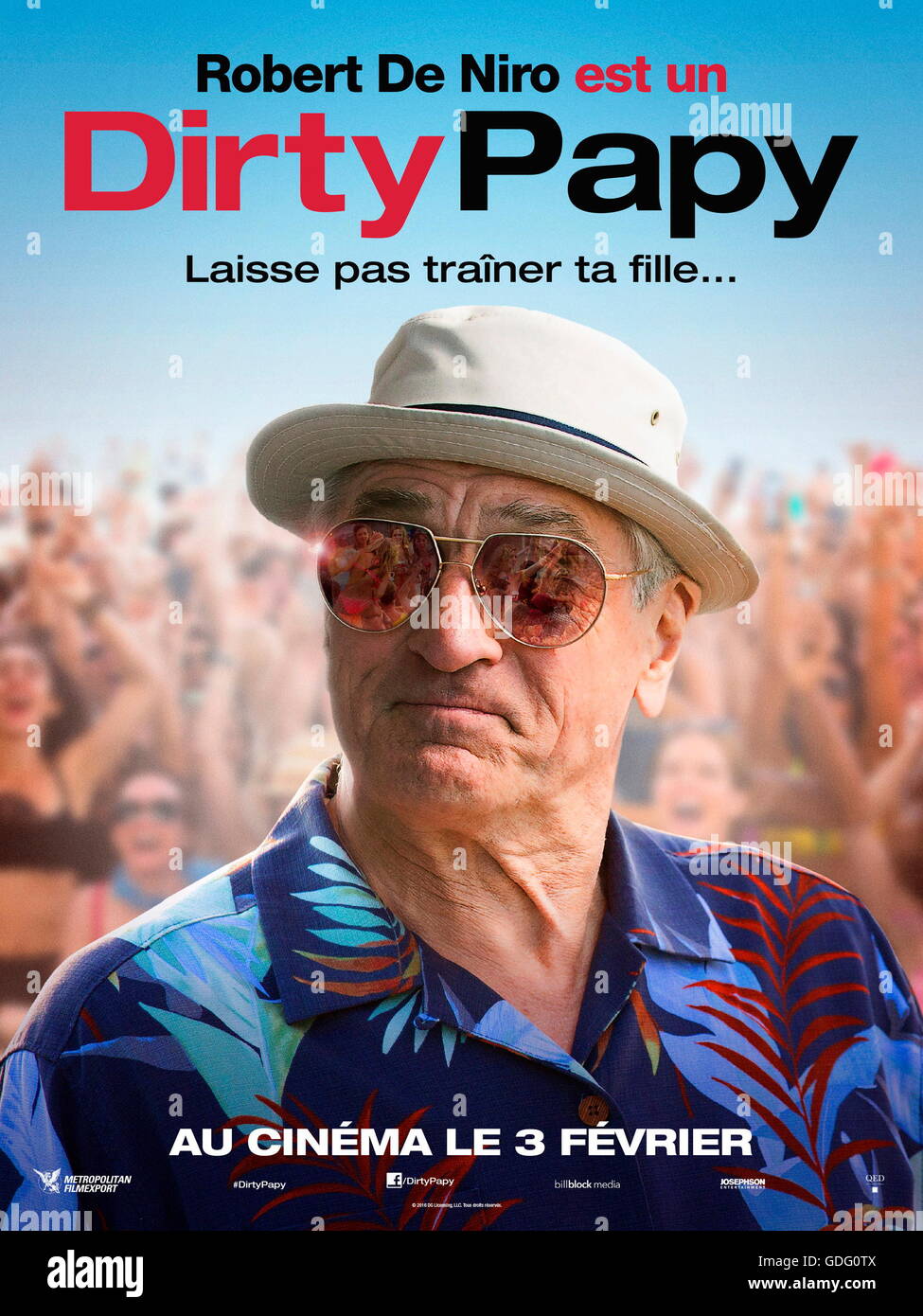 Data di rilascio: Gennaio 22, 2016 Titolo: Sporco nonno STUDIO: Lionsgate direttore: Dan Mazer trama: a destra prima del suo matrimonio, un uptight guy è ingannato in alla guida del suo nonno, un pervertito ex generale dell esercito, in Florida per la pausa di primavera: starring Robert De Niro, Zac Efron Locandina Francia (credito Immagine: c Lionsgate/Entertainment Pictures/) Foto Stock
