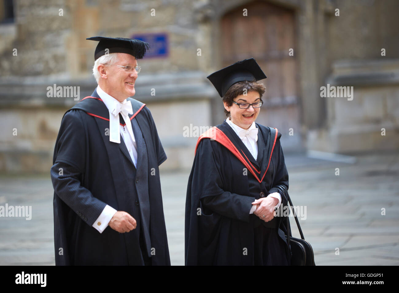 La cerimonia Encaenia presso l'Università di Oxford in 2015 Foto Stock