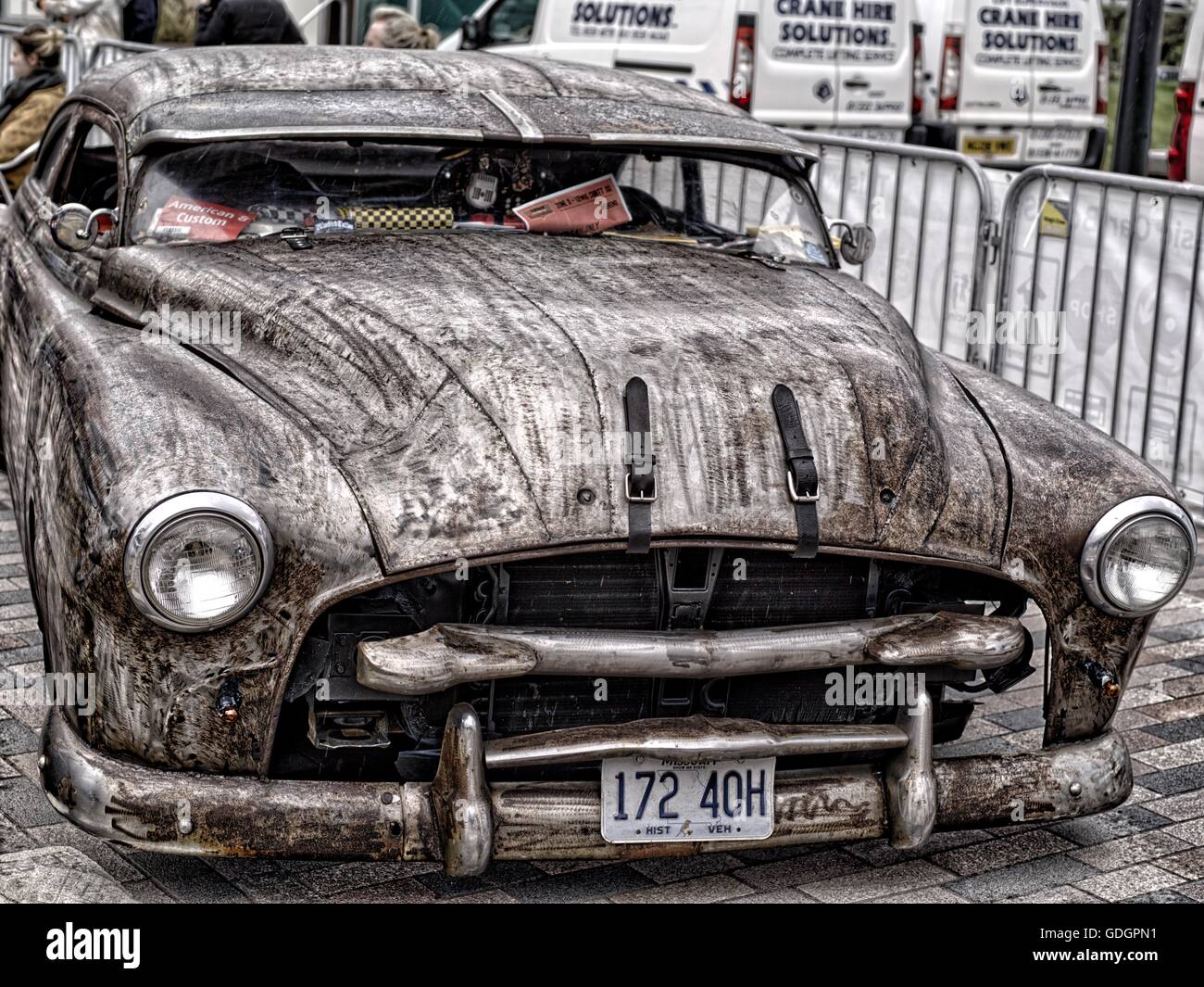 Custom vettura americana con molto speciale vernice lavoro Foto Stock