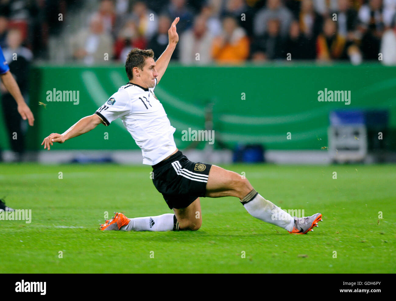 Miroslav KLOSE, qualificazione per il Campionato Europeo di Calcio 2012, Germania - Azerbaijan 6:1 Foto Stock