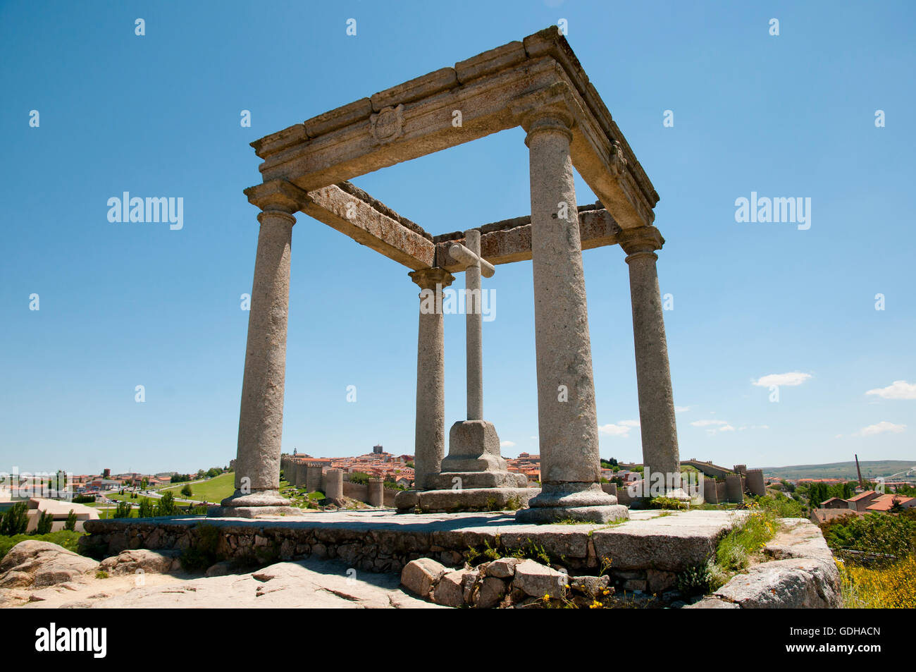 I quattro montanti - Avila - Spagna Foto Stock