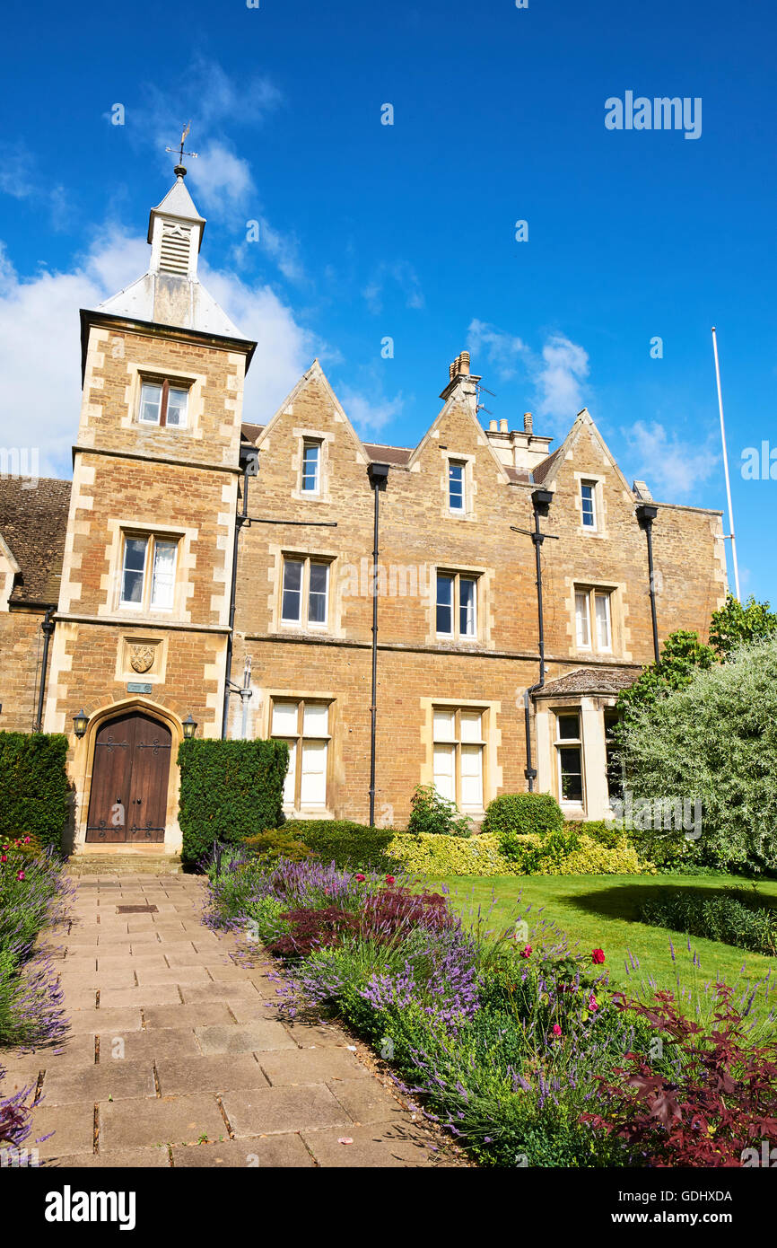 Oakham School Market Place Oakham East Midlands UK Foto Stock