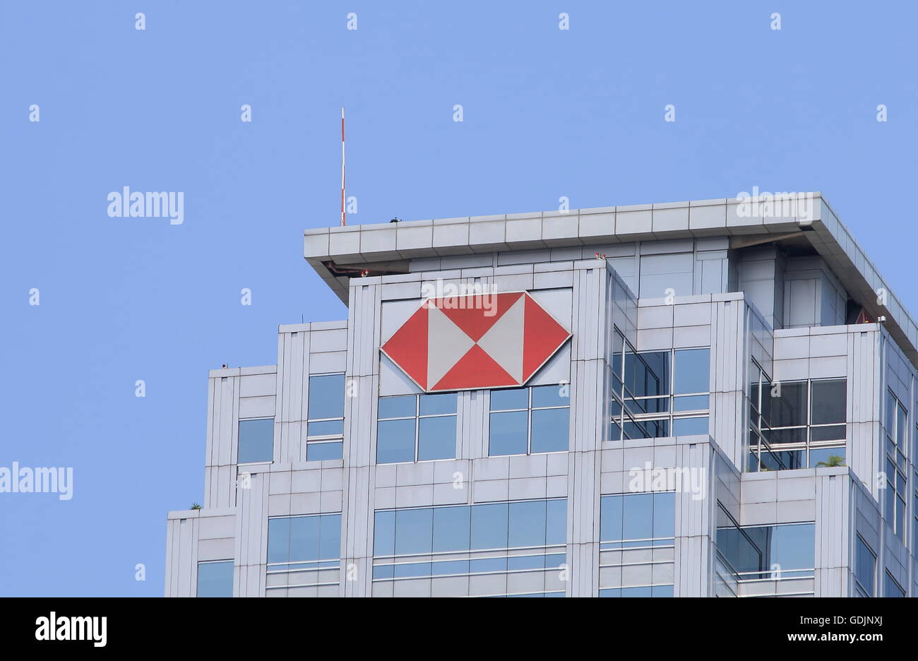 Logo della banca HSBC Foto Stock