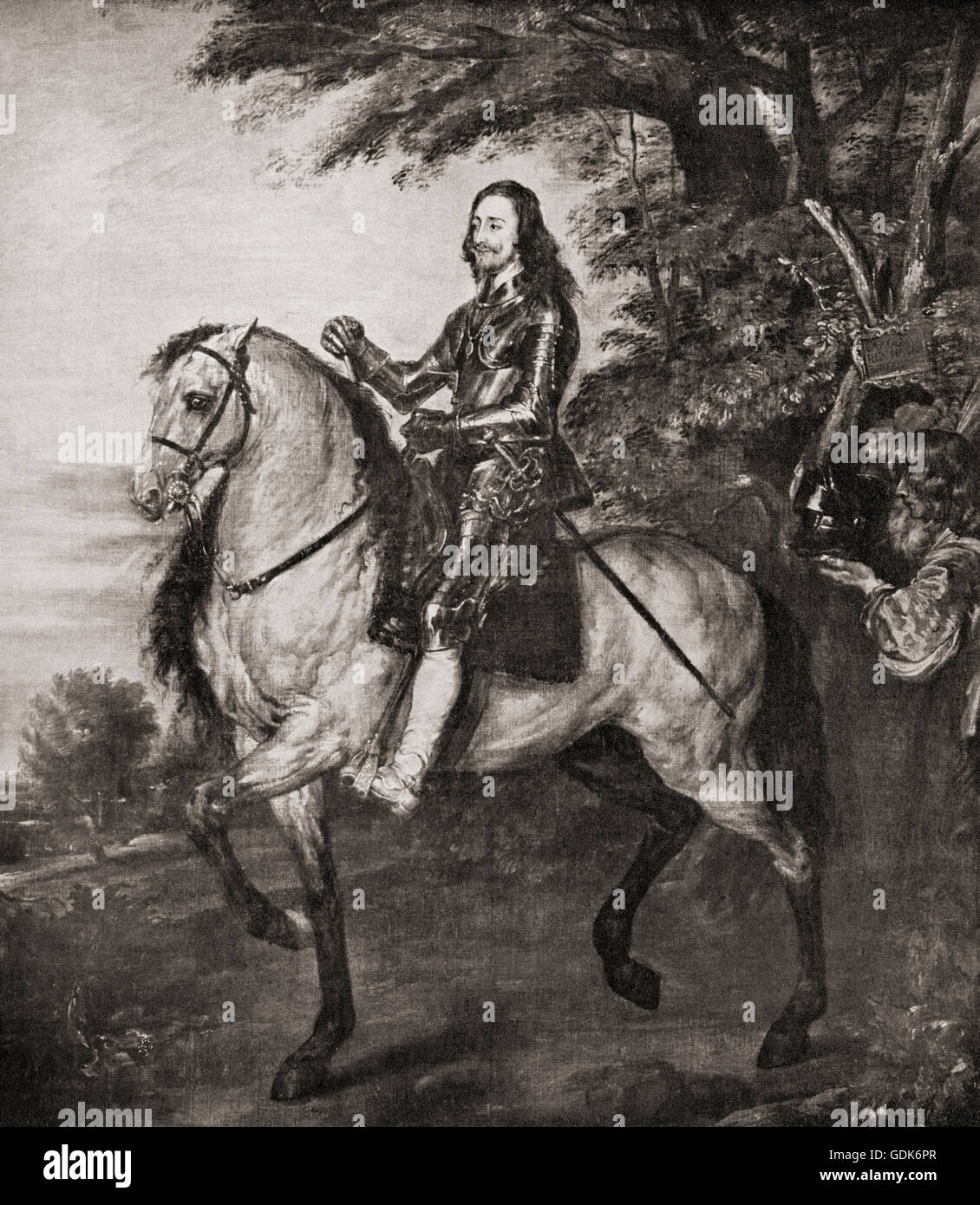 Charles I, 1600 - 1649. Re d'Inghilterra, in Scozia e in Irlanda. Foto Stock