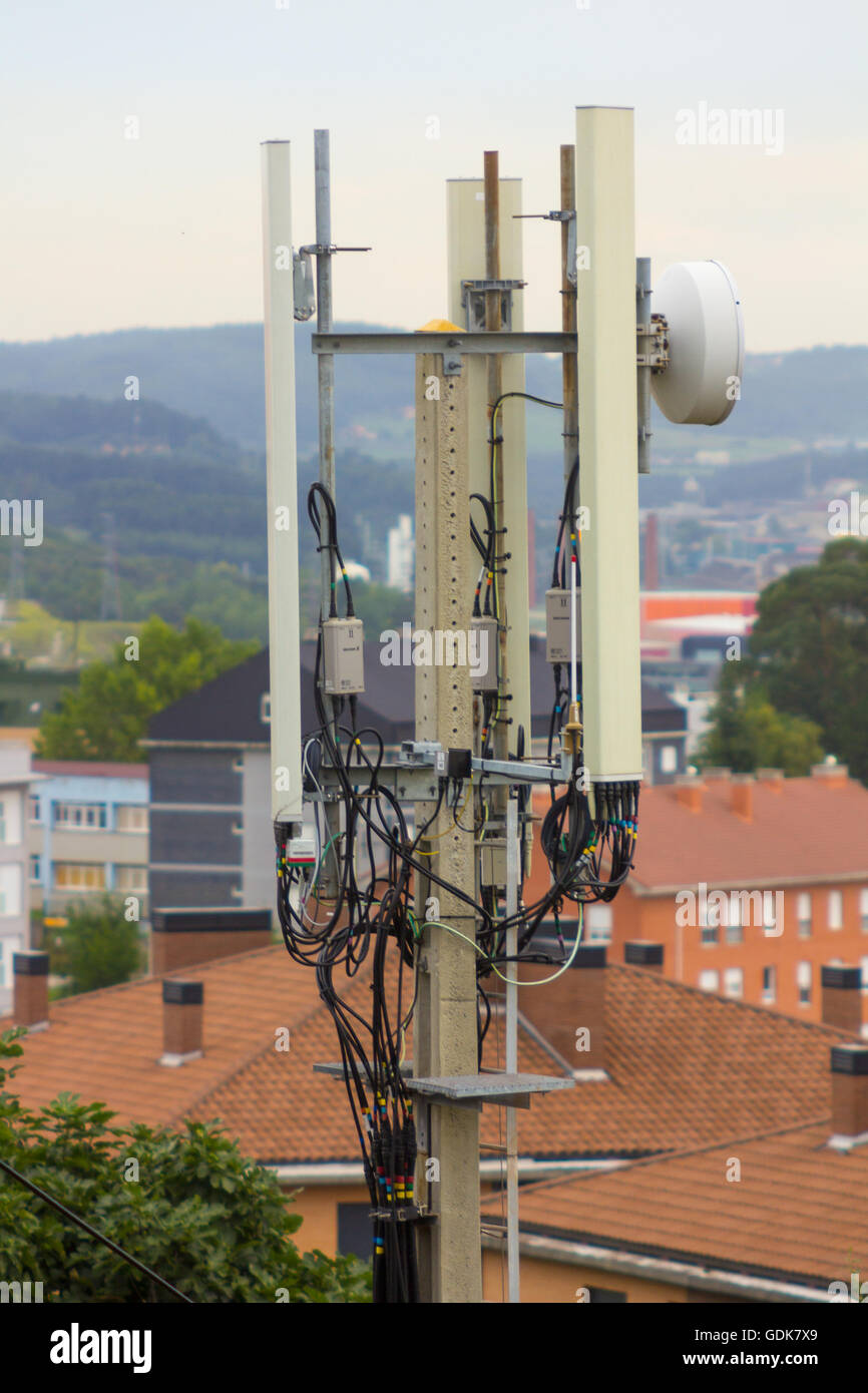 Telefono cellulare antenna relè Foto Stock