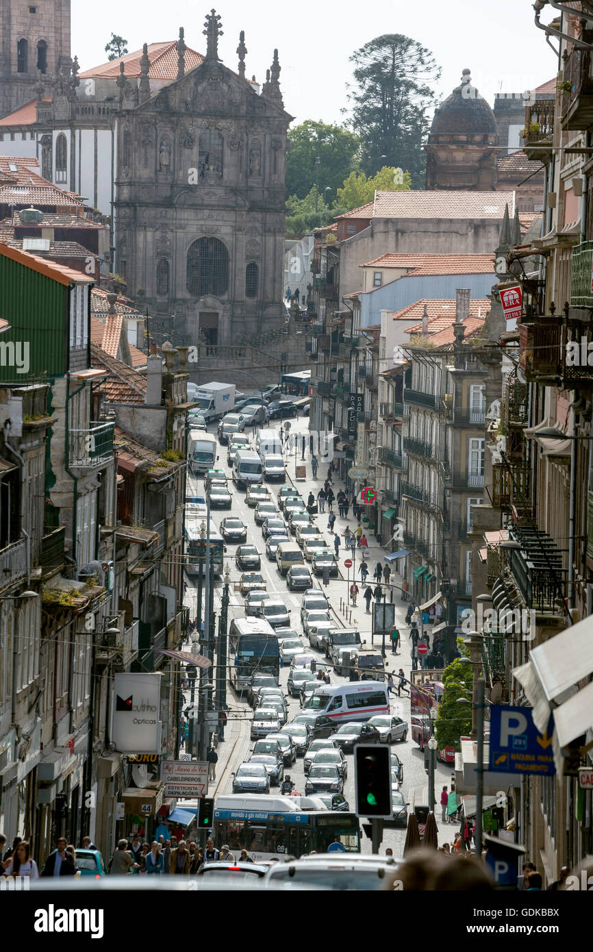 Strada di Porto, strada, Porto, Distretto di Porto, Portogallo, Europa, viaggi, fotografia di viaggio Foto Stock