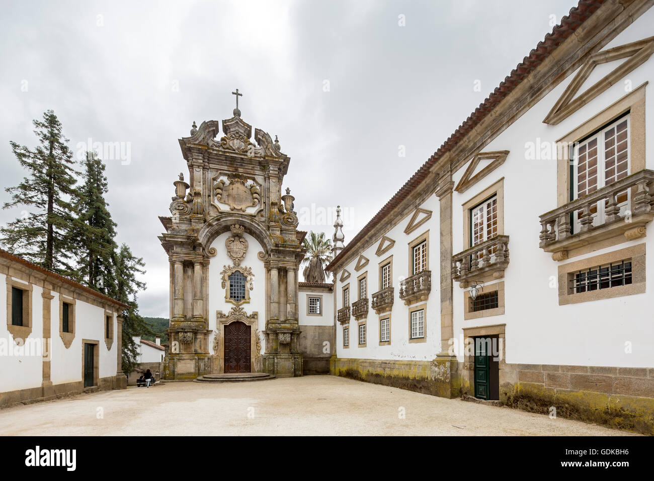 Casa de Mateus, palazzo con ampi giardini, Vila Real Vila Real District, Portogallo, Europa, viaggi, fotografia di viaggio Foto Stock