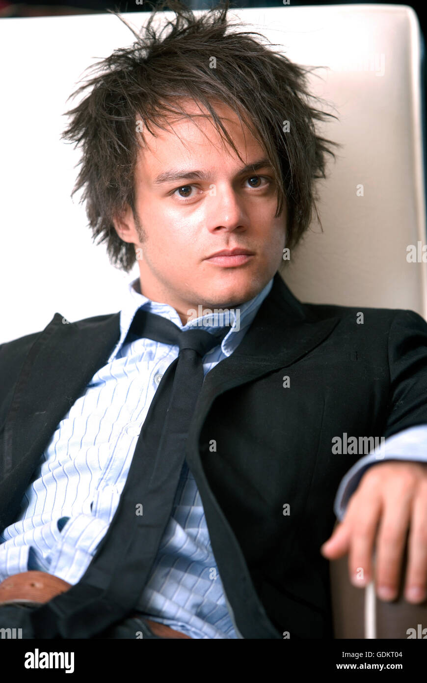 Servizio fotografico con Jamie Cullum, XXII Marzo 2007, Dubai, EAU. Foto Stock