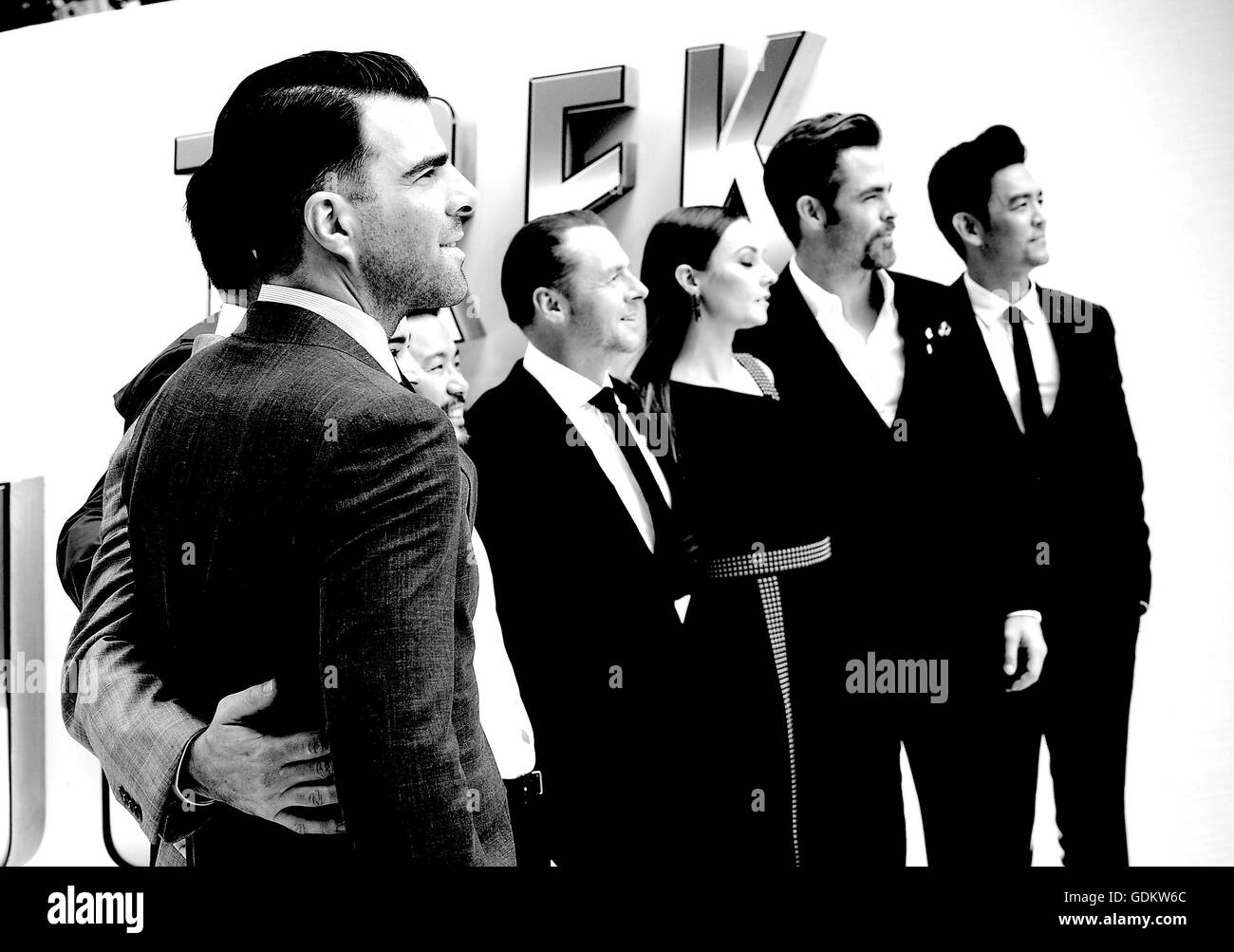 Il Regno Unito Premiere di Star Trek oltre a Empire Leicester Square a Londra. 12 luglio 2016 © Paul Treadway Foto Stock