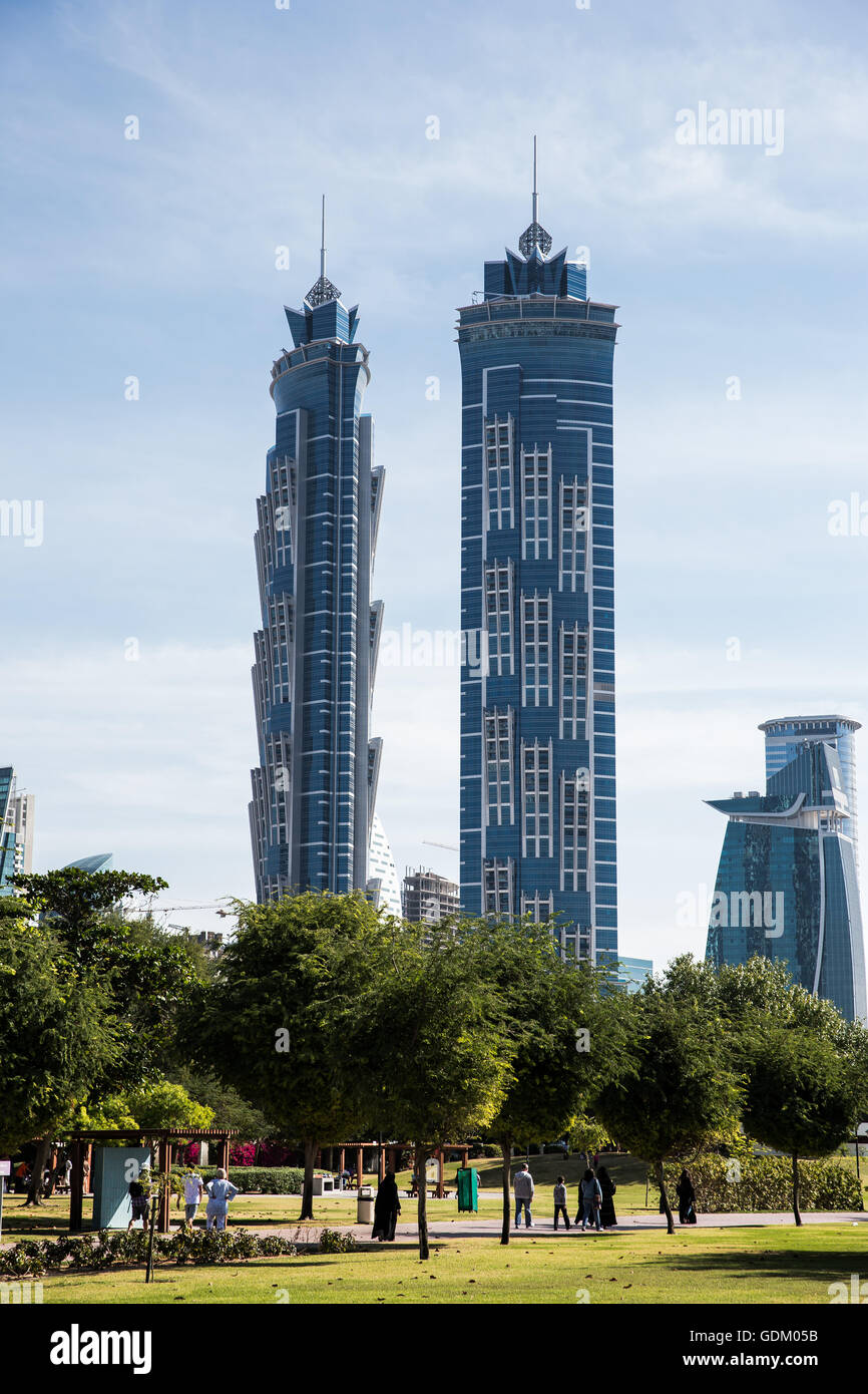 JW Marriott Marquis, Dubai, EAU. Foto Stock